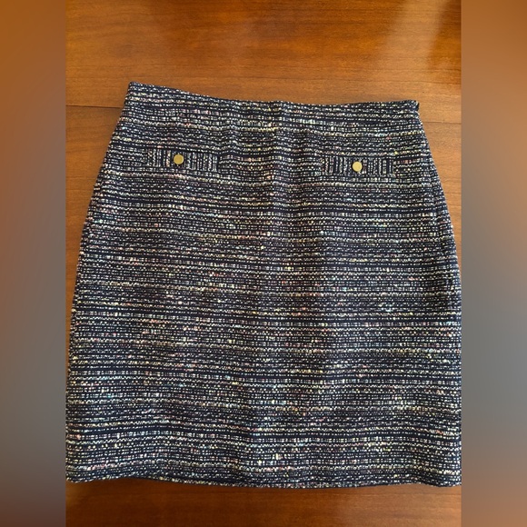 LOFT Dresses & Skirts - LOFT Multicolor Tweed Mini Pencil Skirt